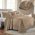 Superior Jacquard Matelasse Solitaire Cotton Bedspread Set