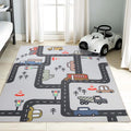 Superior Kids Construction Zone Nonslip Area Rug