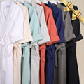 Superior Cotton Waffle Weave Spa Bath Robe