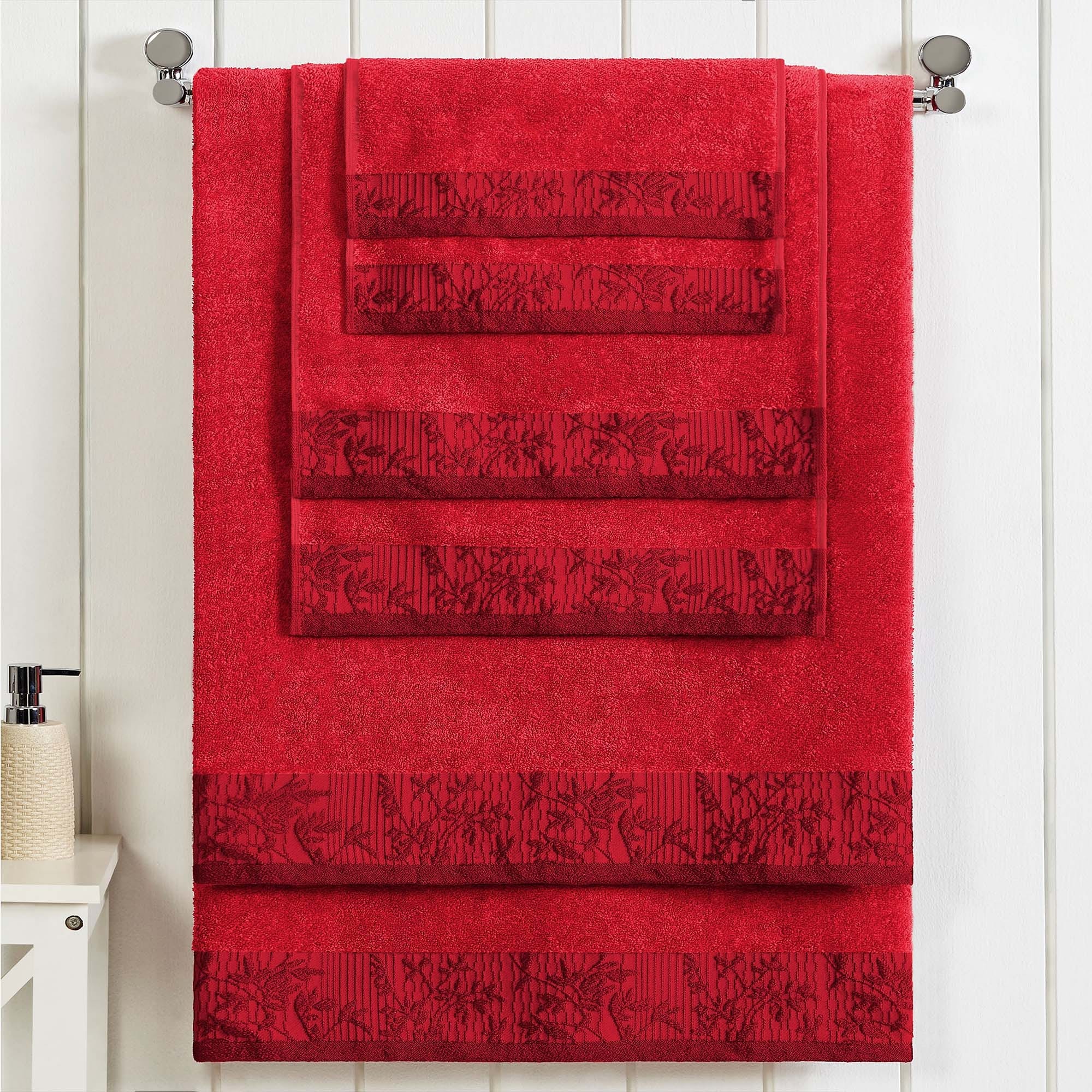 Superior 100 Percent Cotton Wisteria 6 Piece Towel Set
