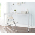 Suprima Heavy Duty Carbon Steel Desk Standard Size White