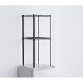 Suprima Mini Fridge Organizer Shelves Gunmetal Gray