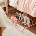 Suprima Stainless Steel Underbed Shoe Holder With Wheels