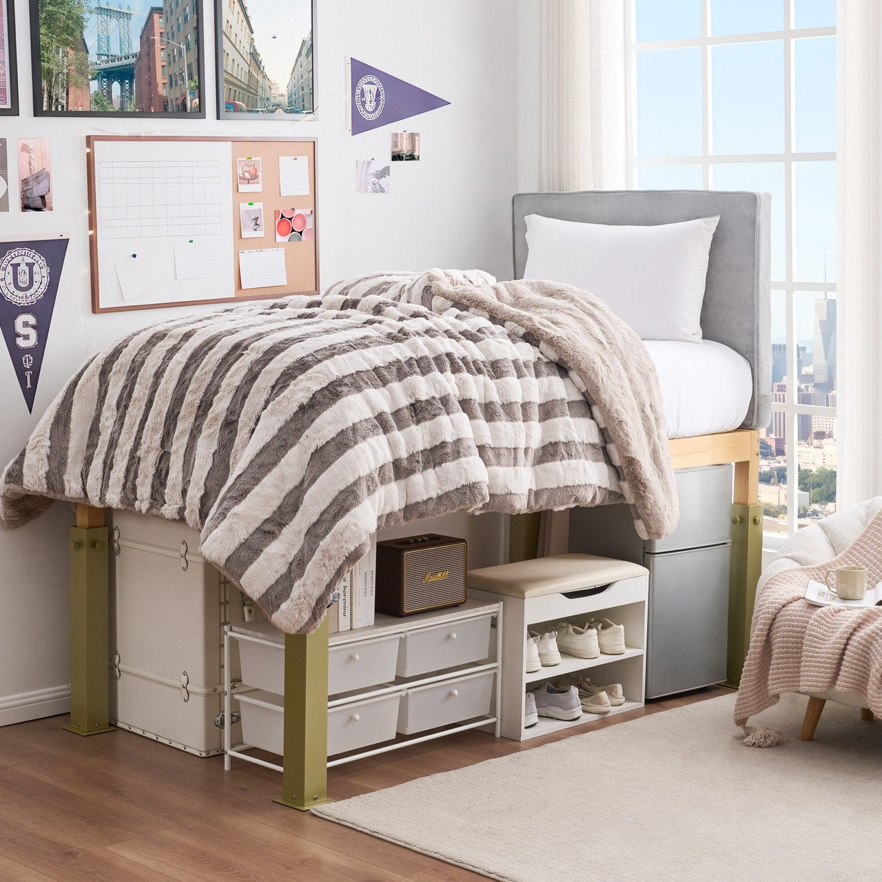 Suprima Ultimate Height Bed Risers Carbon Steel
