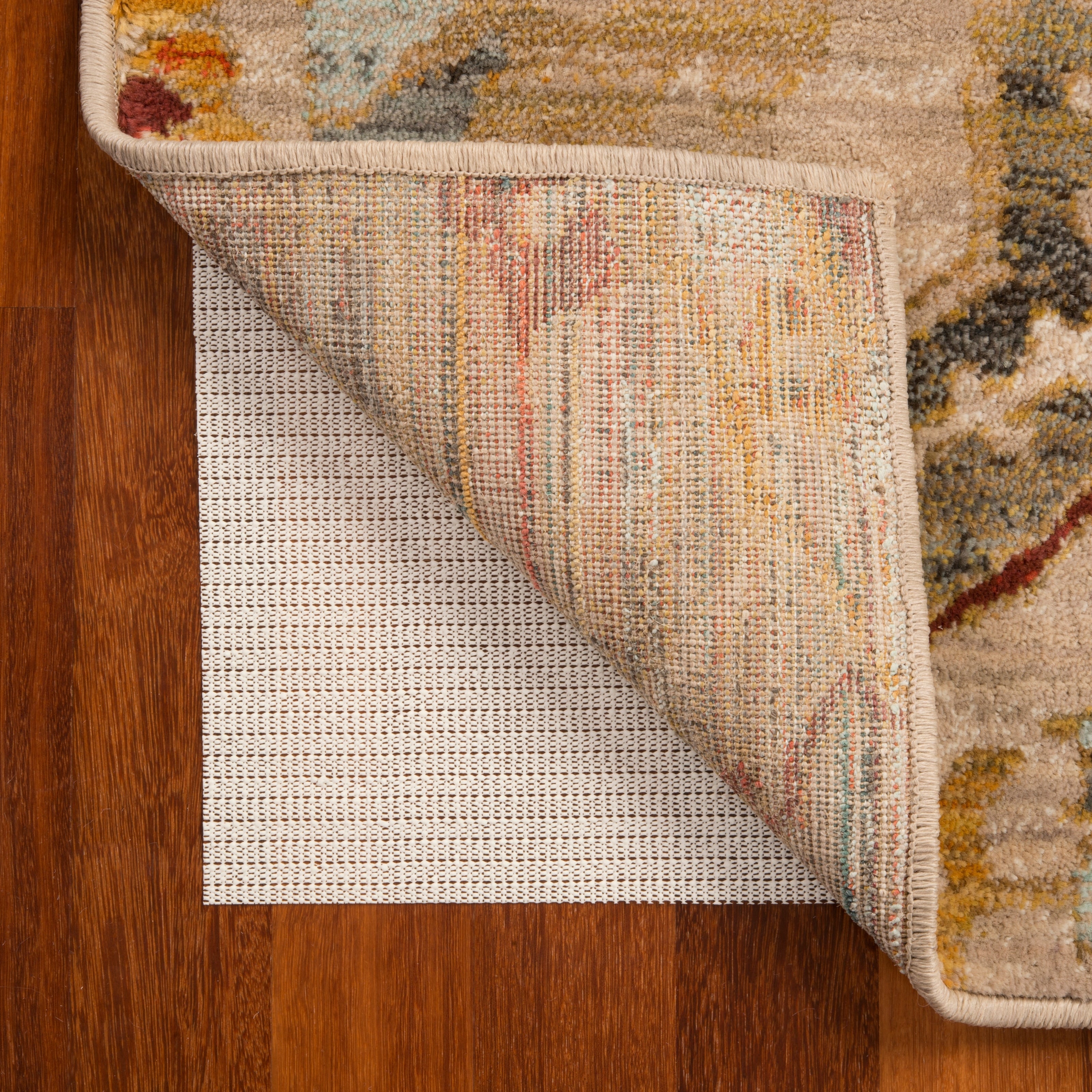 Sure Hold White Pvc Coated Knit Polyester Rug Pad 111 X 76 111 X 76