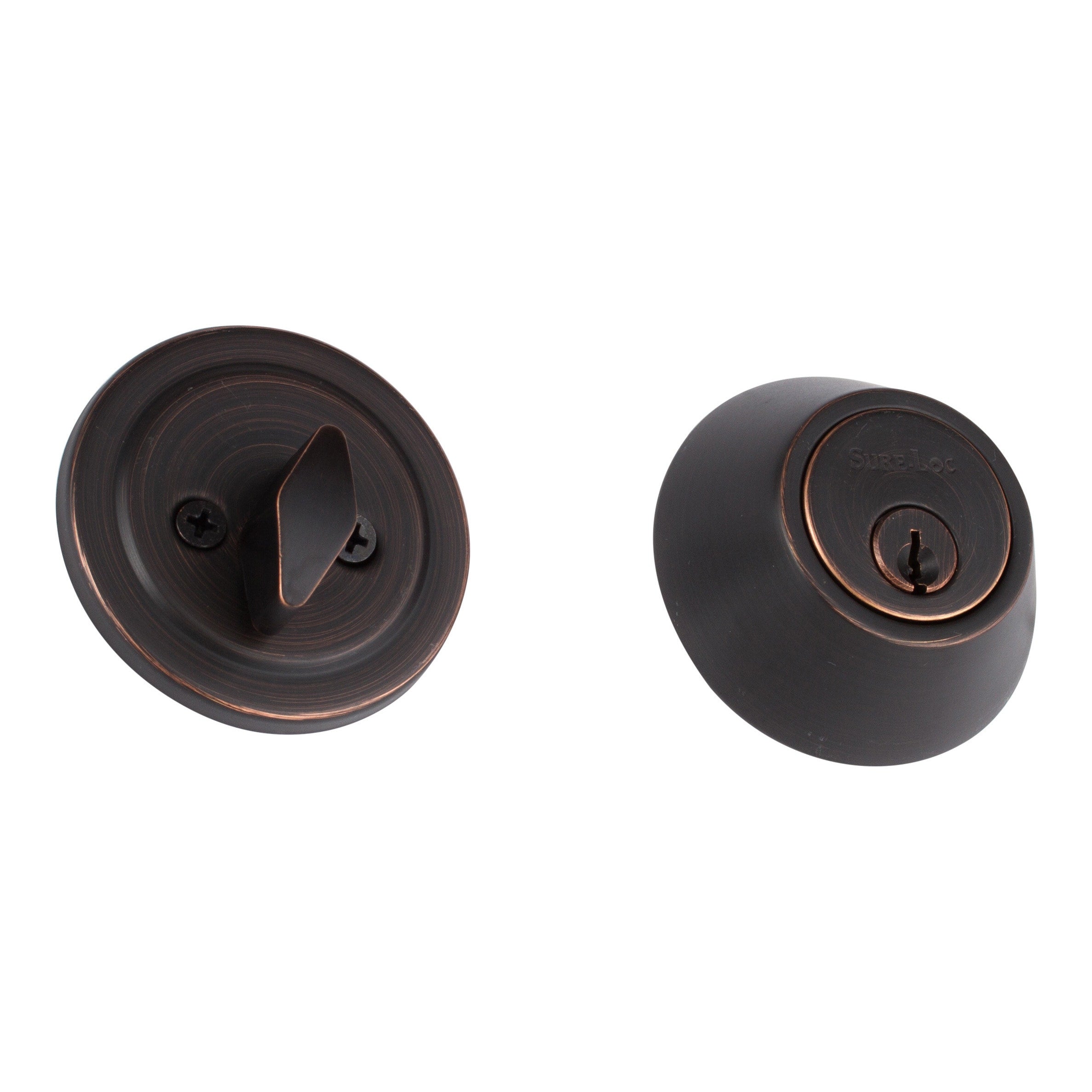 Sure Loc Brass Single Cylinder Deadbolt