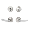 Sure Loc Cedar Entrance Lever With Keyed Alike Deadbolt