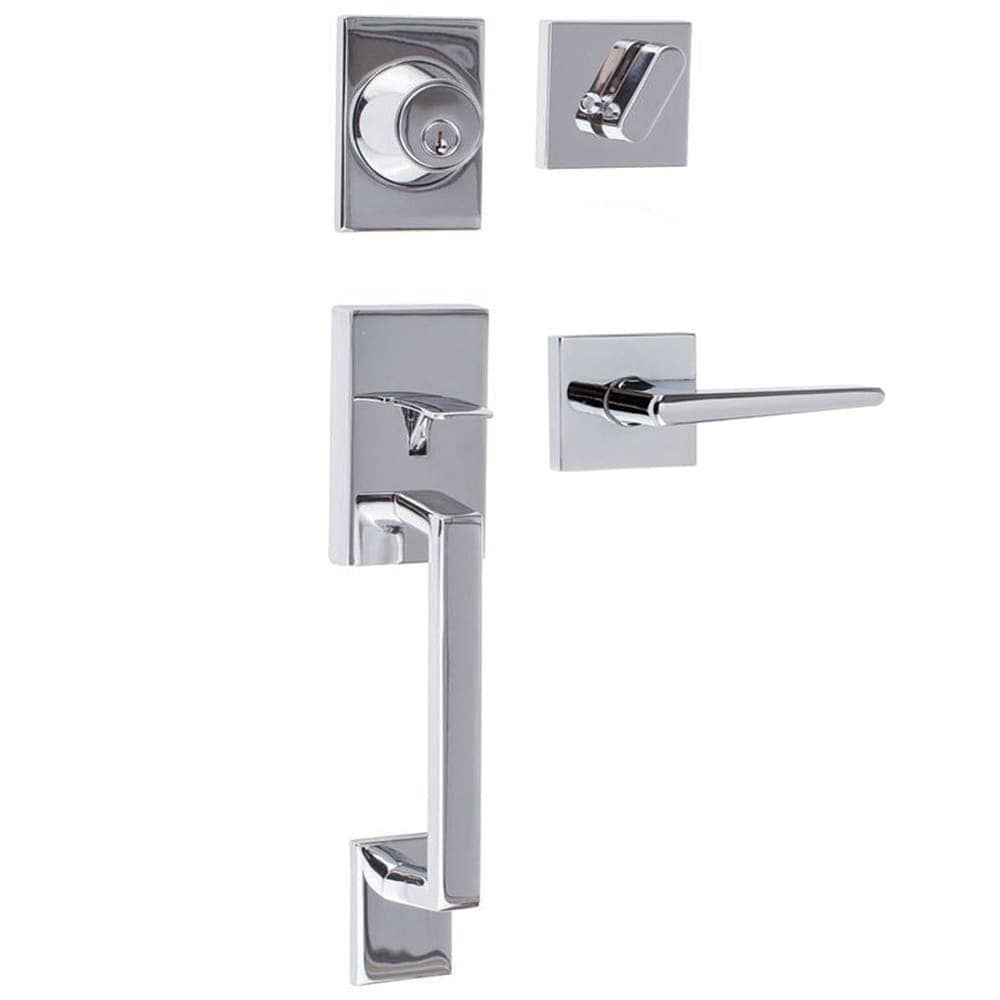 Sure Loc Modern Front Entrance Handle Set