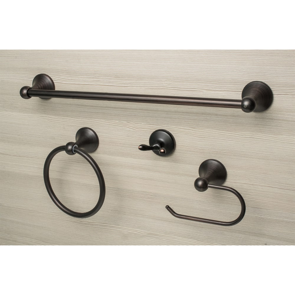 Sure Loc Square 4 Piece Bathroom Accessory Set
