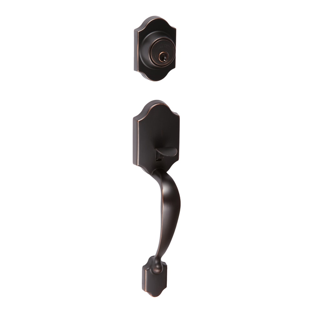 Sure Loc Vintage Bronze Front Entry Handleset Egg Round Interior Trim Options
