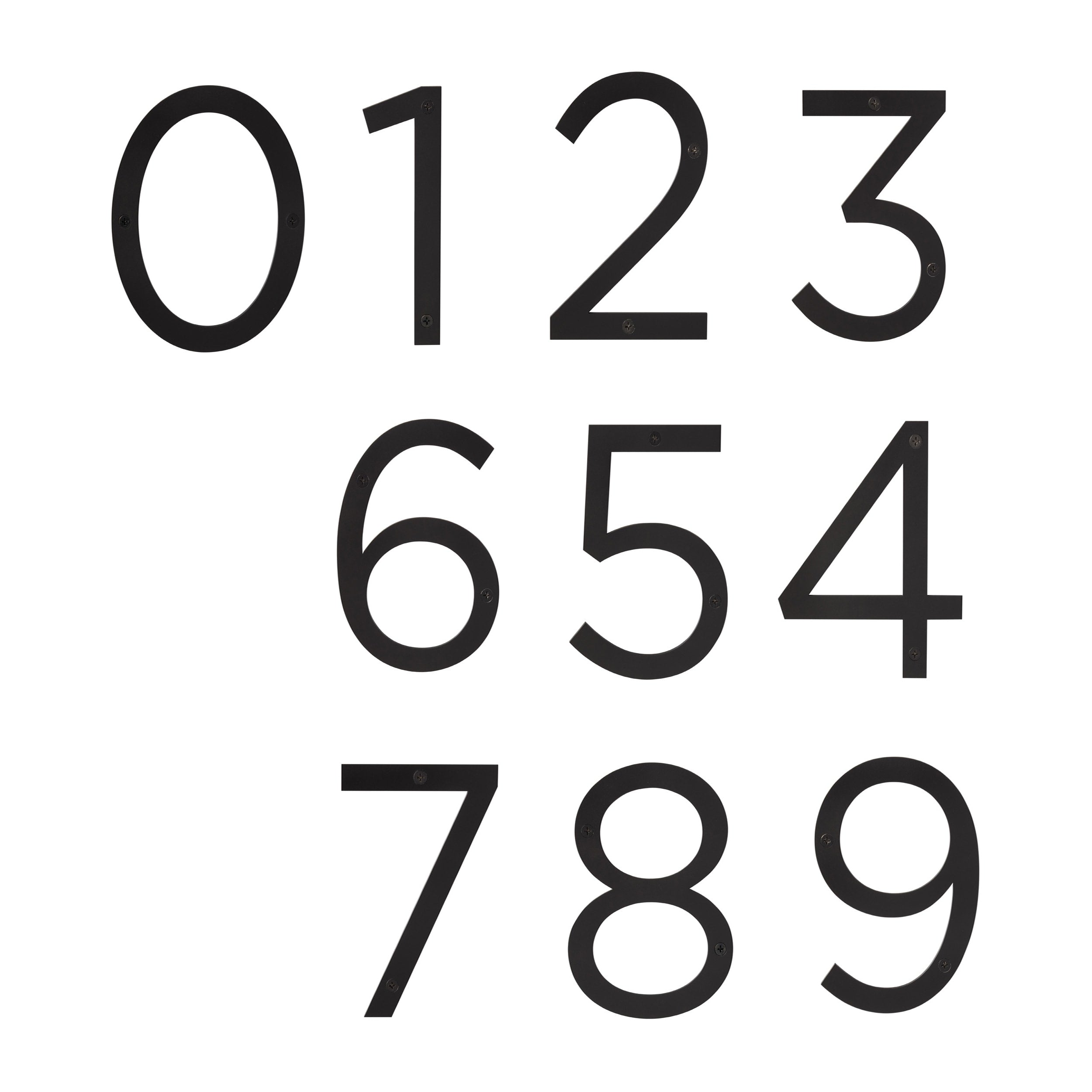 Sure Loc Vintage Bronze Stainless Steel House Numbers