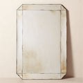 Sureau Antiqued Black Rectangular Wall Mirror 24x48