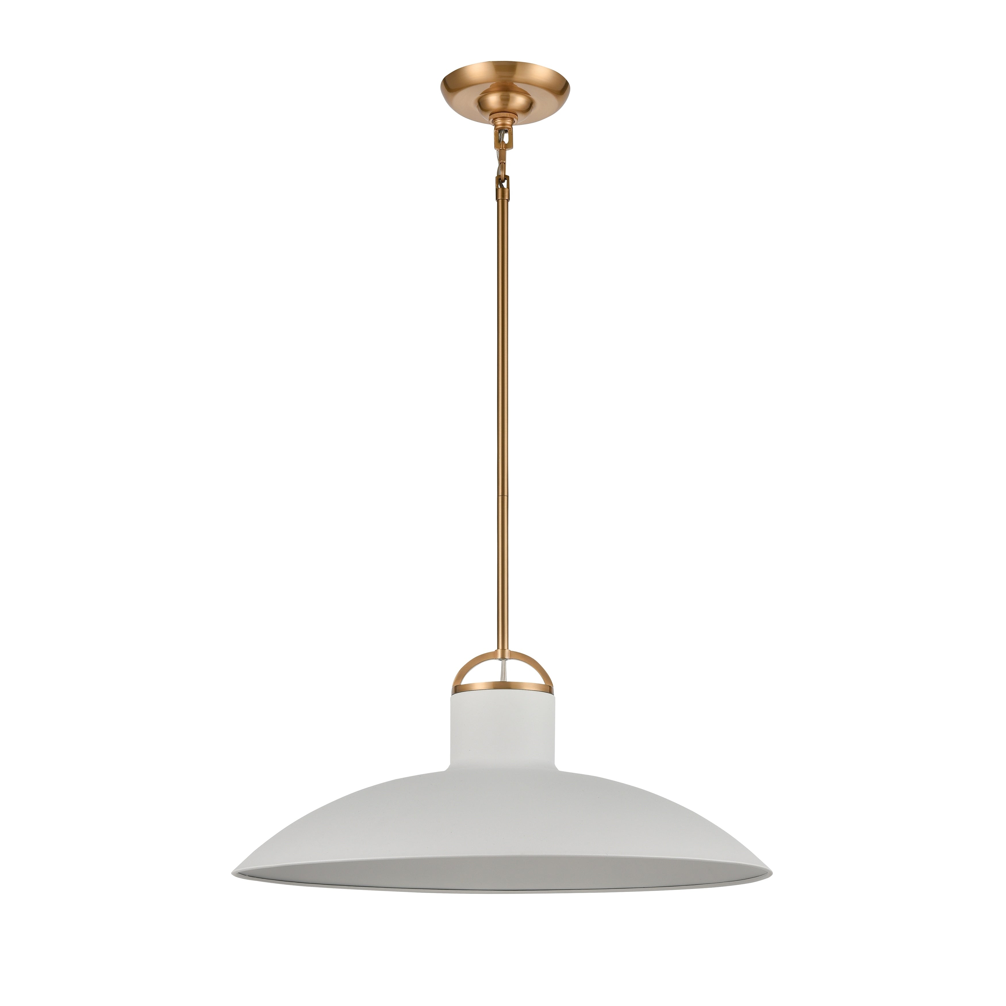 Surf 20 Inch Wide 1 Light Pendant In Textured White 20In W X 20In D X 8In H