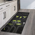 Sussexhome Bar Decor Floor Rug Non Skid Washable Cotton Kitchen Runner Rug And Wine Kitchen Decor 20 X 59 Inches 20 X 59