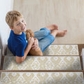 Sussexhome Hairband Design 9 X 28 Stair Treads 70 Cotton Anti Slip Carpet Strips For Stairs With Double Adhesive Tape