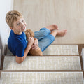 Sussexhome Hudson Design 9 X 28 Stair Treads 70 Cotton Anti Slip Carpet Strips For Indoor Stairs With Double Adhesive Tape
