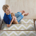 Sussexhome Traverse Design 9 X 28 Stair Treads 70 Cotton Anti Slip Carpet Strips For Stairs With Double Adhesive Tape