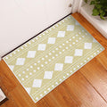 Diamond Collection 2 X 3 Foot Rug Runner Thin Non Slip Area Rug Cotton Indoor Rug For Front Door Foyer Rug For Entryway