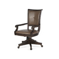 Sutton Place Swivel Chair In Weathered Charcoal