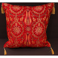 Suzani Tulip Chenille Turkish Decorative Pillow