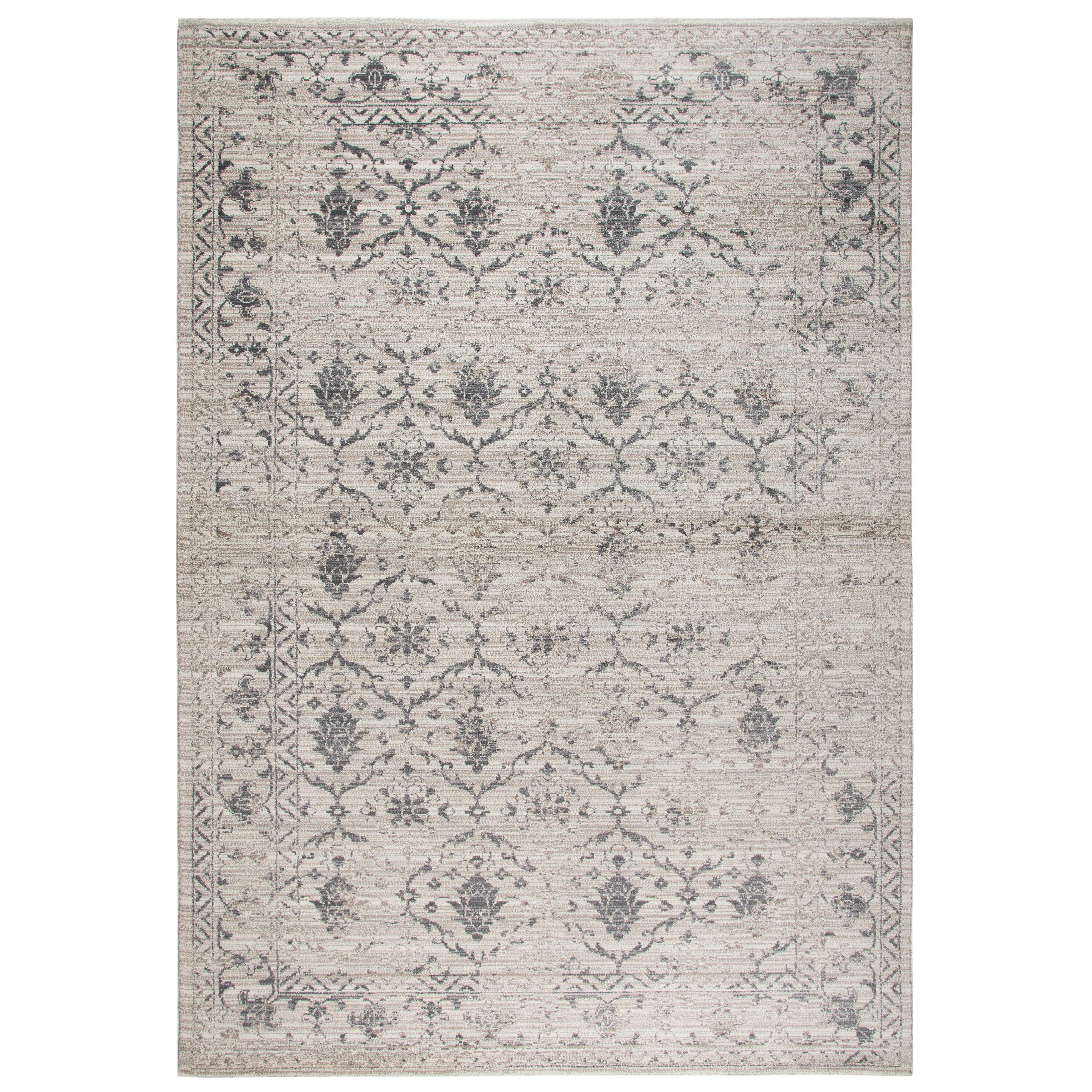 Rizzy Home Panache Natural Medallion Floral Area Rug 33 X 53 33 X 53