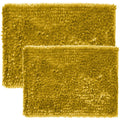 Sweet Home Collection 2 Piece Butter Chenille Bath Rug Set 20X32 17X24