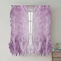 Sweet Home Collection Waterfall Ruffled 63 Inch Single Curtain Panel 63 X50