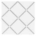Sweet Jojo Designs Hotel White And Grey Fabric Memory Board