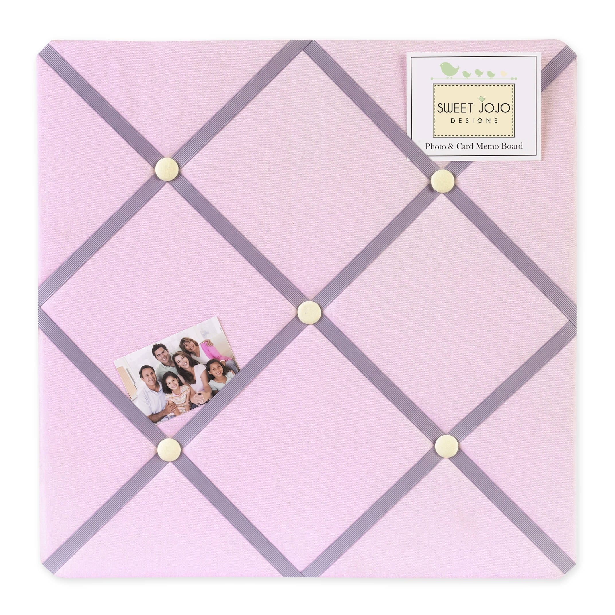 Sweet Jojo Designs Pink And Purple Butterfly Fabric Bulletin Board