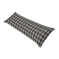 Sweet Jojo Designs Blue And Tan Woodland Plaid Flannel Rustic Patch Collection Body Pillow Case Pillow Not Included