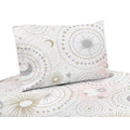 Sweet Jojo Designs Blush Pink Gold Grey And White Star And Moon Celestial Collection 3 Piece Twin Sheet Set