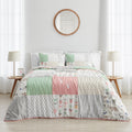 Sweet Jojo Designs Coral And Mint Woodsy Comforter Set