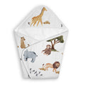 Sweet Jojo Designs Jungle Animals Boy Girl Unisex Gender Neutral Hooded Baby Towels Toddler Bath Towel Boho Wildlife Safari