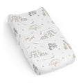 Sweet Jojo Designs Jungle Safari Animals Boy Girl Unisex Gender Neutral Changing Pad Cover Sheet Zebra Wildlife For Serengeti