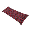 Sweet Jojo Designs Red And Black Woodland Plaid Flannel Rustic Patch Collection Body Pillow Case Pillow Not Included