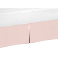 Sweet Jojo Designs Solid Blush Pink Celestial Baby Girl Collection Crib Bed Skirt