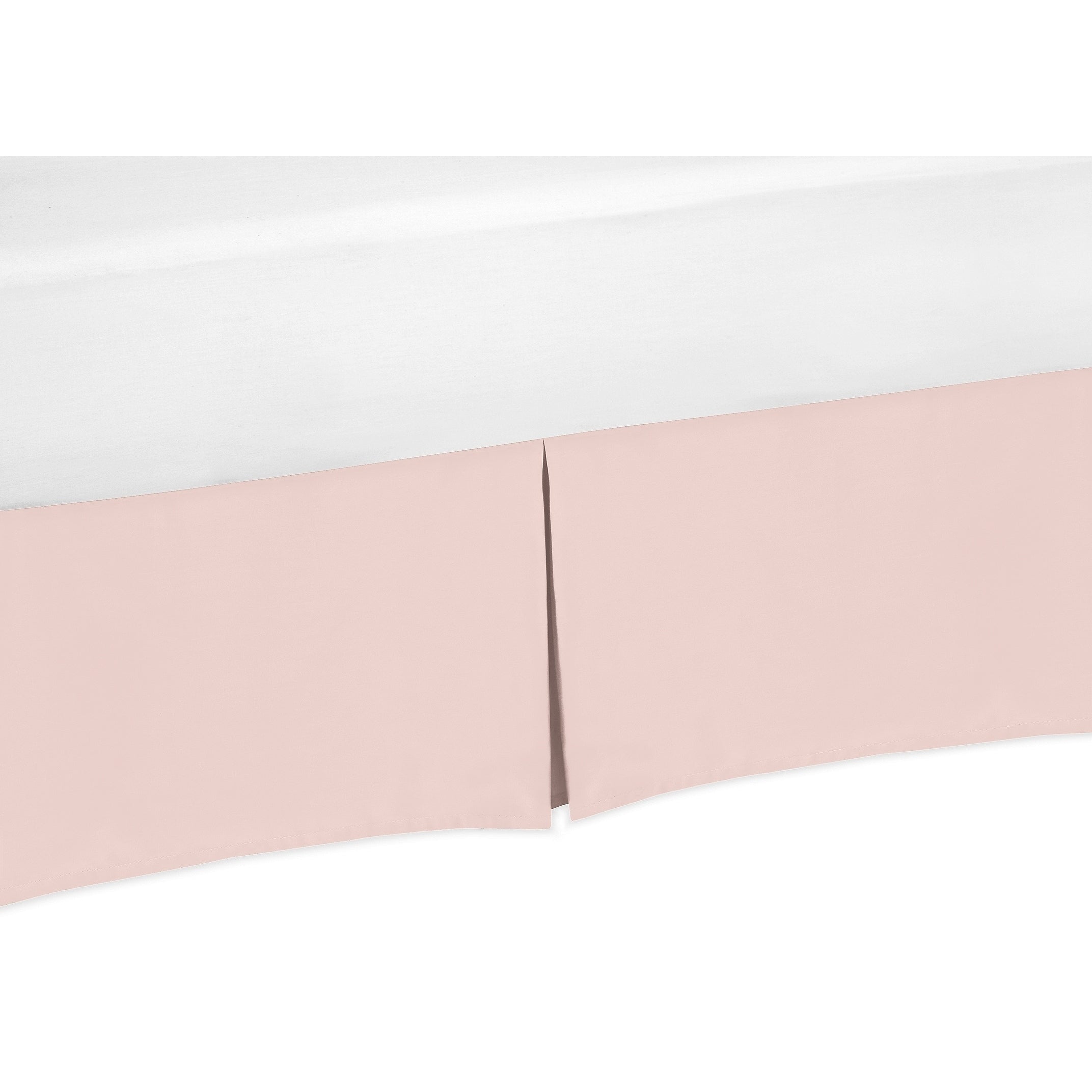 Sweet Jojo Designs Solid Blush Pink Celestial Baby Girl Collection Crib Bed Skirt