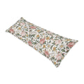 Sweet Jojo Designs Vintage Floral Boho Body Pillow Case Pillow Not Included Pink Yellow Green White Shabby Chic Rose Farmhouse
