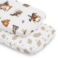Sweet Jojo Designs Western Cowboy Boy 2 Pack Baby Bassinet Fitted Sheets Cow Print Wild West Southern Charm Country Horse