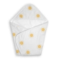 Sweet Jojo Designs White Yellow Boho Sun Boy Girl Unisex Gender Neutral Hooded Baby Towels Toddler Bath Towel Celestial