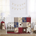 Sweet Jojo Designs Wild West Cowboy 4 Piece Bumperless Crib Bedding Set