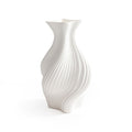 Swirling Textured Ceramic Vase