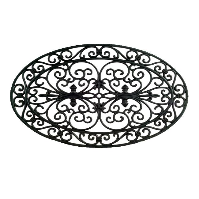 Swirls Oval Door Mat 30 X 18 30 X 18