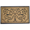 Swirls And Twirls Rubber Doormat