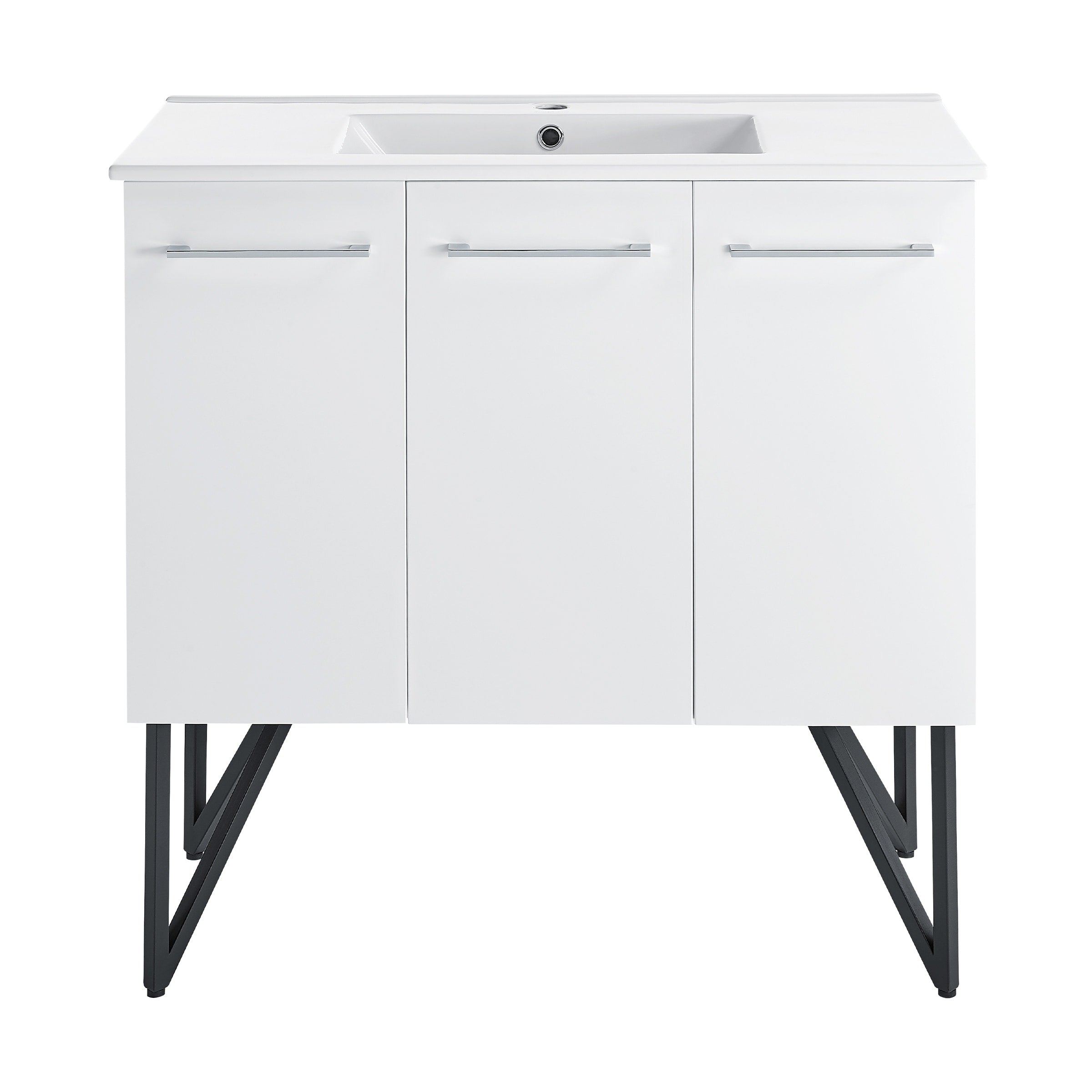 Swiss Madison Annecy 36 Single Two Doors One Drawer Bathroom Vanity