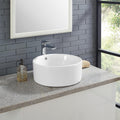 Swiss Madison Monaco Round Ceramic Bathroom Vessel Sink