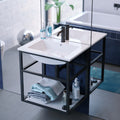 Swiss Madison Sm Bv552 Pierre 24 Single Metal Frame Open Shelf Bathroom Vanity