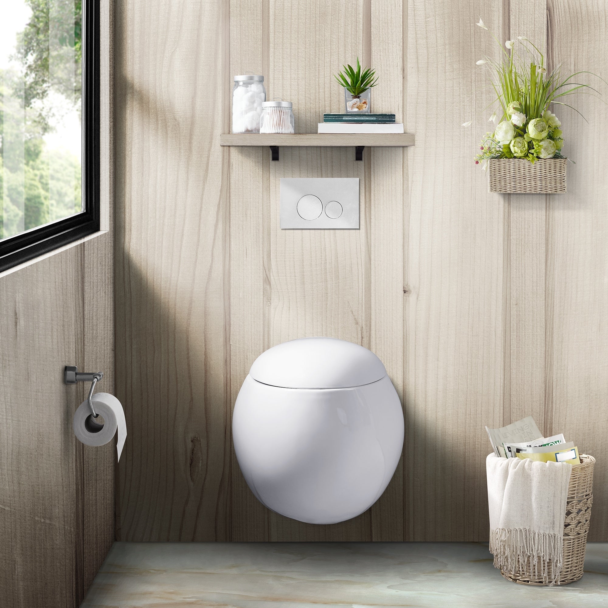 Swiss Madison Plaisir Wall Hung Toilet Bowl White
