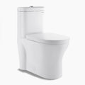 Swiss Madison Sm 1T108 Monaco 0.8 1.28 Gpf One Piece Elongated Dual Flush Toilet And Seat With Soft Close And Quick Release