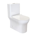 Swiss Madison Sm 1T111 Swiss Madison Sm 1T111 Burdon 0.8 1.28 Gpf One Piece Elongated Duel Flush Toilet Glossy White